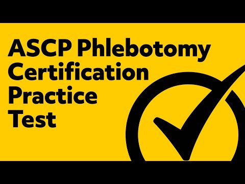 *FREE* ASCP Phlebotomy Certification Practice Test