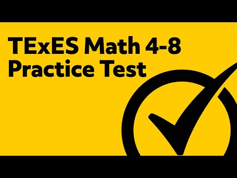 TExES Math 4-8 Practice Questions