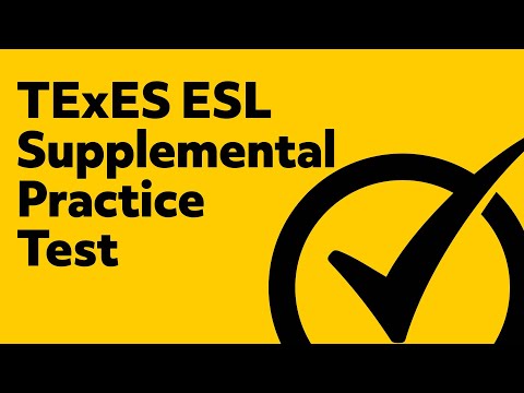 TExES ESL Supplemental Practice Test