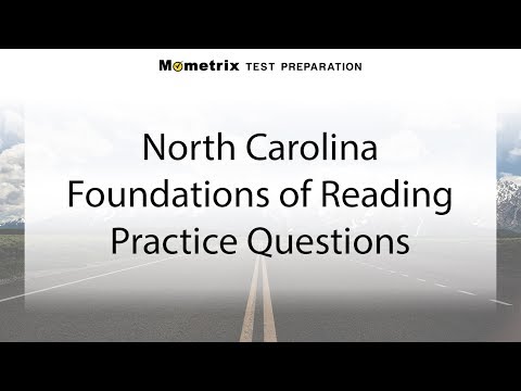 Free North Carolina Foundations of Reading Test