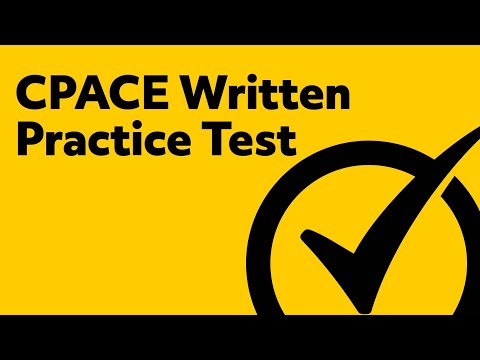 CPACE Written Test Prep (2019)