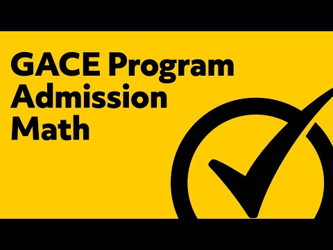 Free GACE Program Admission Mathematics Practice Quiz (201)