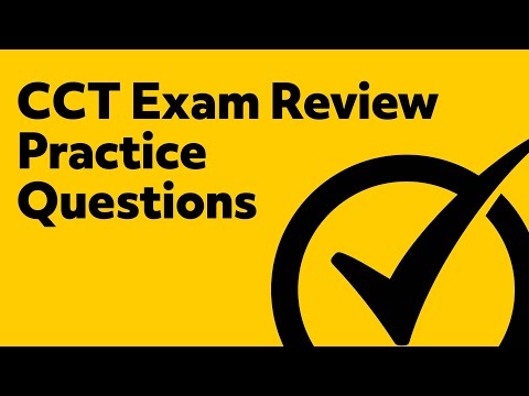 CCT Exam Review *FREE Practice Questions*
