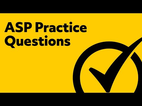 Free ASP Practice Test