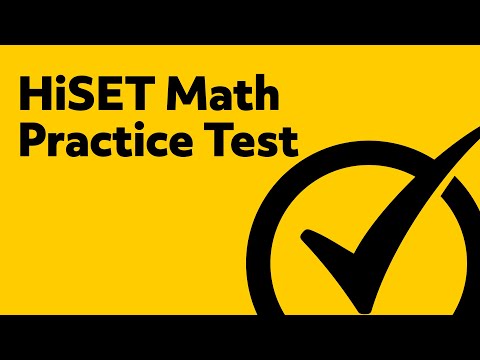 HiSET Exam - Free HiSET Math Practice Test