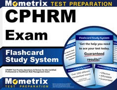 CPHRM Flashcards