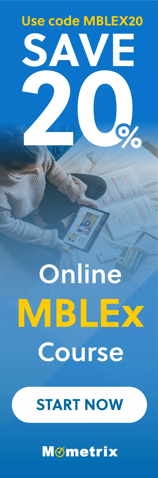 Click here for 20% off of Mometrix MBLEx online course. Use code: MBLEX20