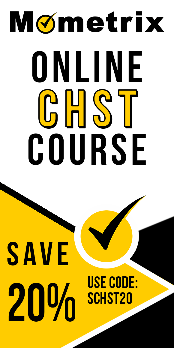 Click here for 20% off of Mometrix CHST online course. Use code: SCHST20