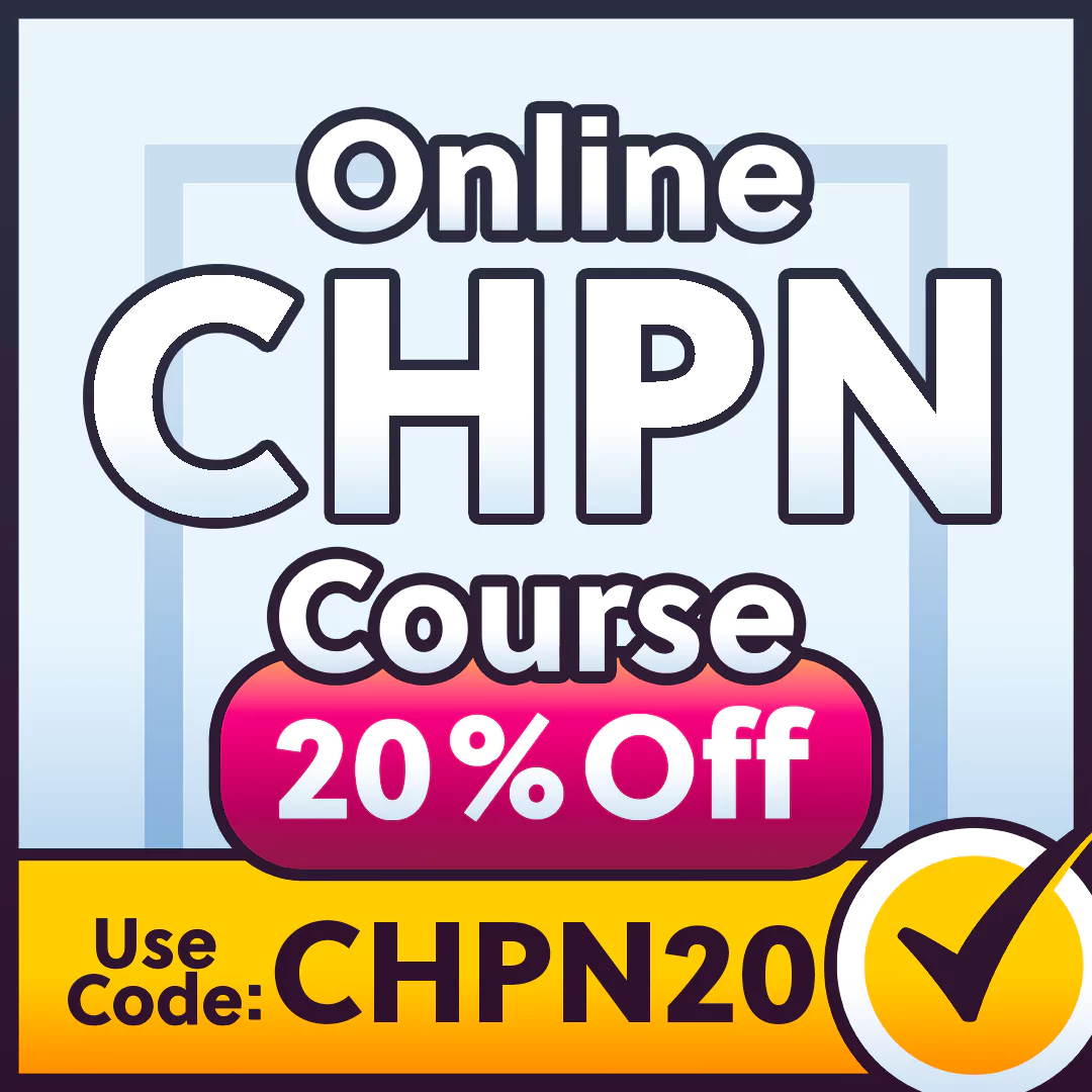 20% off coupon for the CHPN online course.