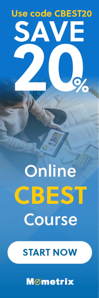 Click here for 20% off of Mometrix CBEST online course. Use code: SCBEST20