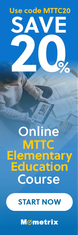 Click here for 20% off of Mometrix MTTC Elementary Education online course. Use code: SMTTCE20